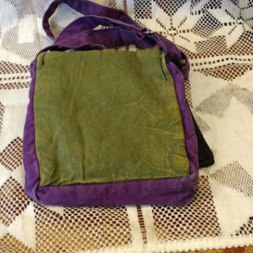 Colorful Patchwork Shoulder Bag - image 2